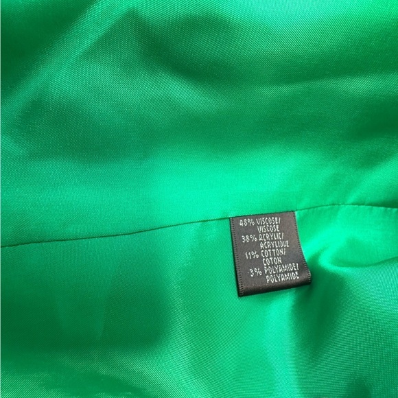 Lafayette 148 Shamrock Tweet Blazer Women Plus Size 14 Preppy Career Formal - Picture 10 of 14